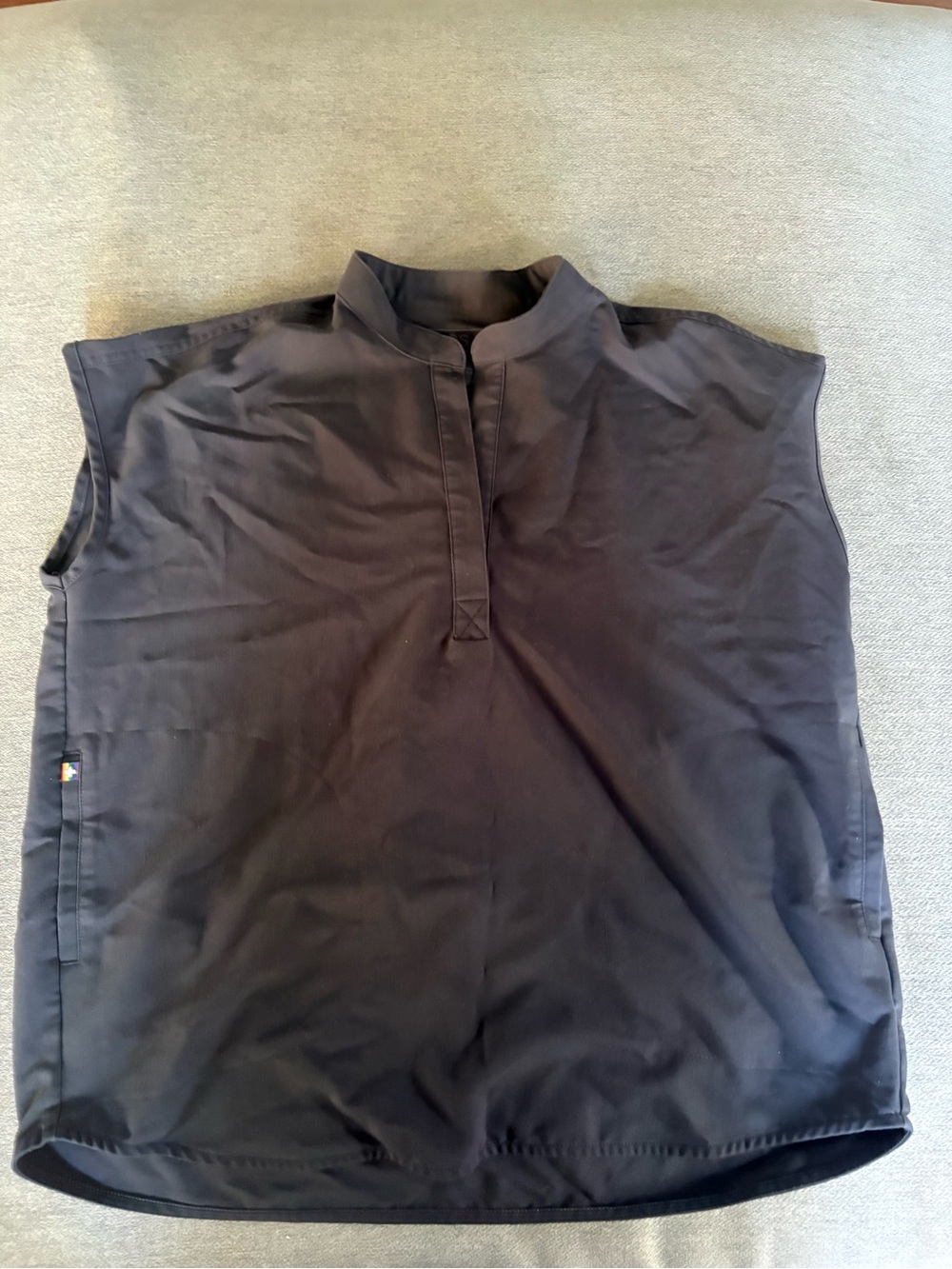 Figs Black Short-Sleeve gray Medical Top